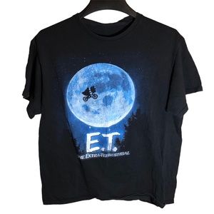 Vintage E.T. The Extra Terrestrail Movie Poster T-Shirt Mens Size XL